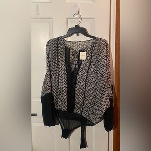 NWT Free People Intimately Mesh Bodysuit